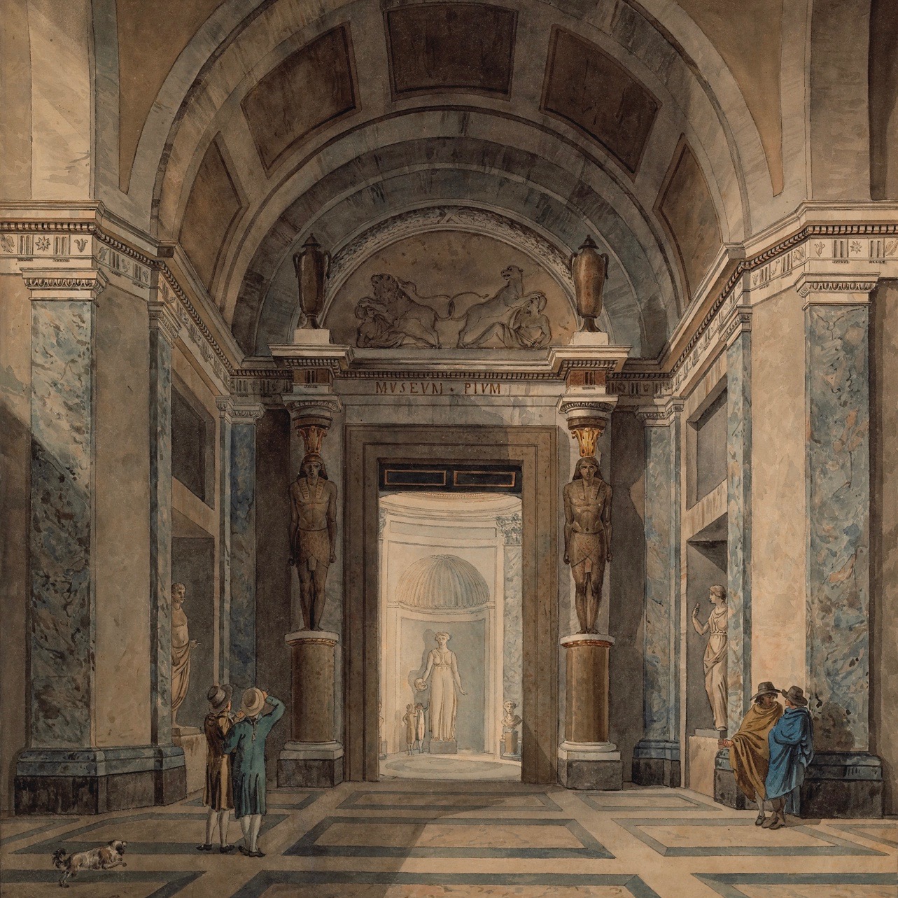 The Sala a Croce Greca in the Museo Pio Clementino, Vatican