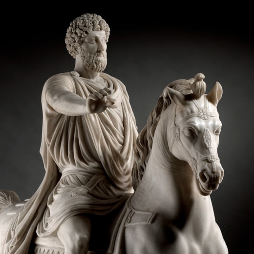 Equestrian Monument of Emperor Marcus Aurelius (121 – 180 A.D.), after the Antique